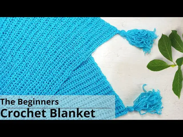 Video thumbnail for CROCHET BEGINNER BLANKET | How To Crochet A Basic Blanket Tutorial Crochet Baby/Throw/Afghan Blanket