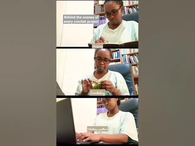 Video thumbnail for Behind every crochet project is this#crochet #freecrochetpattern #shortsvideo