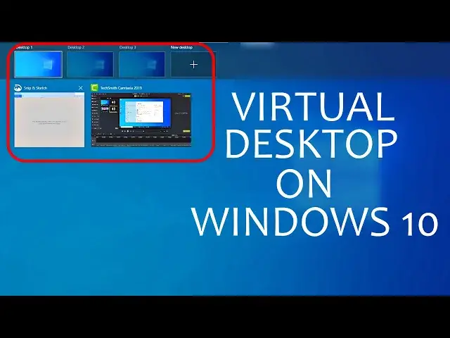 Video thumbnail for How To Use Multiple Desktop On Windows 10