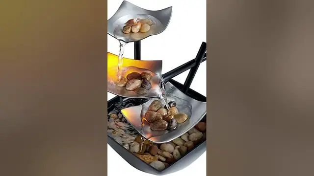 Video thumbnail for Relaxation Tabletop Fountain | Home Decor #shorts