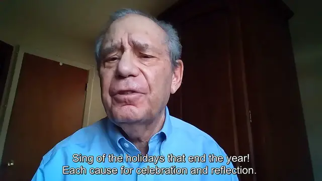 Video thumbnail for Sing of the Holidays that End the Year