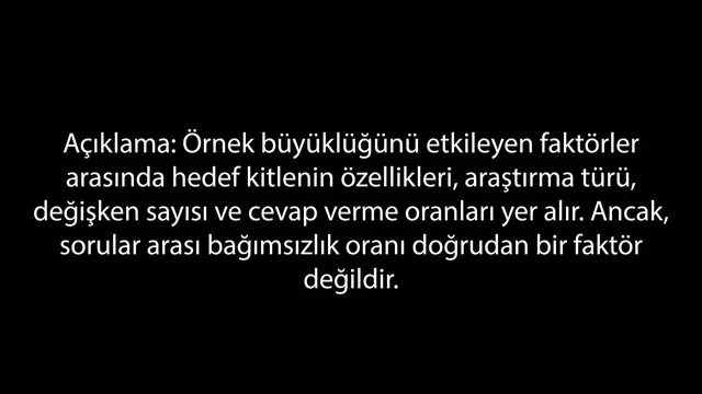 Video thumbnail for Bilimsel Araştırma Teknikleri Final Sınavı: 2024-2025 Akademik Yılı