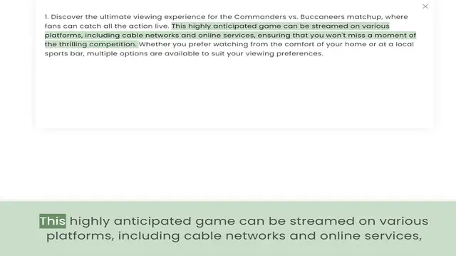 Video thumbnail for fans can catch all the action live. This highly anticipated game can be streamed on various platforms, including cable networks and online services, ensuring that you won't miss a moment of the thrilling competition. Whether you prefer wa