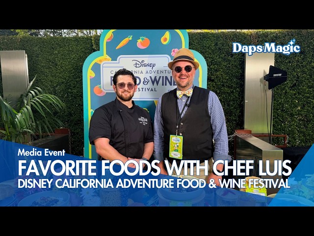 Video thumbnail for Favorite Foods of Disney California Adventure Food & Wine Festival | Mr.Daps Interviews Chef Luis