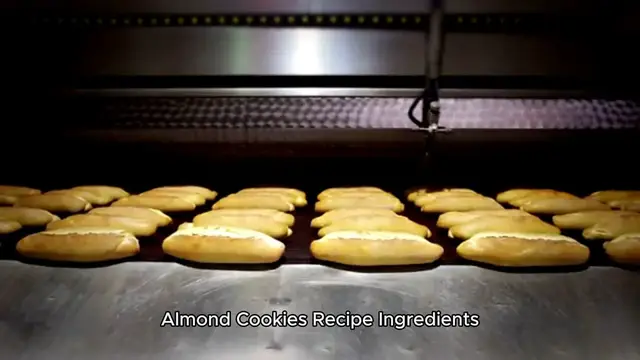 Video thumbnail for almond cookies recipe