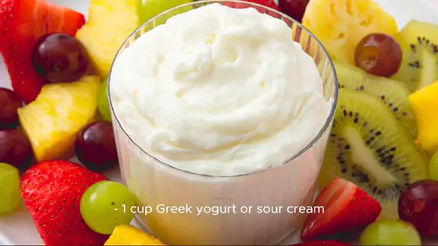 Video thumbnail for fruit dip recipe