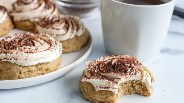 Video thumbnail for Frosted Tiramisu Sugar Cookies Recipe