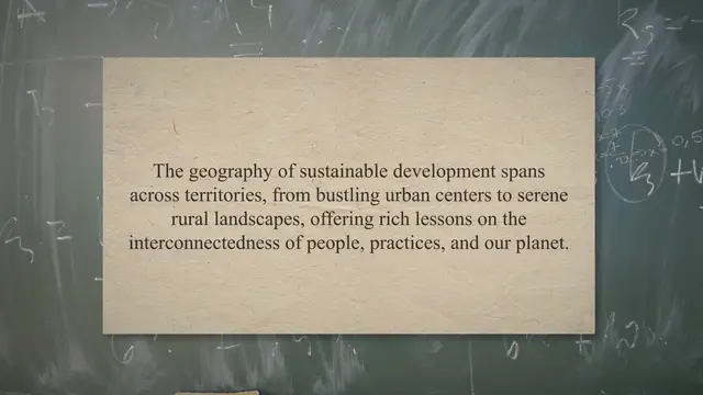 Video thumbnail for Sustainable development