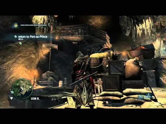 Video thumbnail for Assassins Creed IV Freedom Cry - Maroon Hideout: Shopping Buy Blunderbuss, Explore Hideout PS4