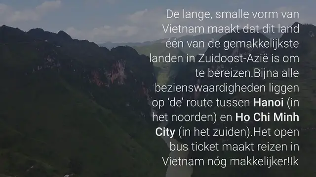 Video thumbnail for REIZEN DOOR VIETNAM: HET OPEN BUS TICKET