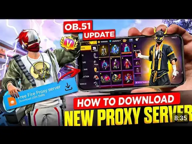 Video thumbnail for How To Download & Gift From New VIPProxy Server In Free Fire 100 | FreeFire Proxy Server