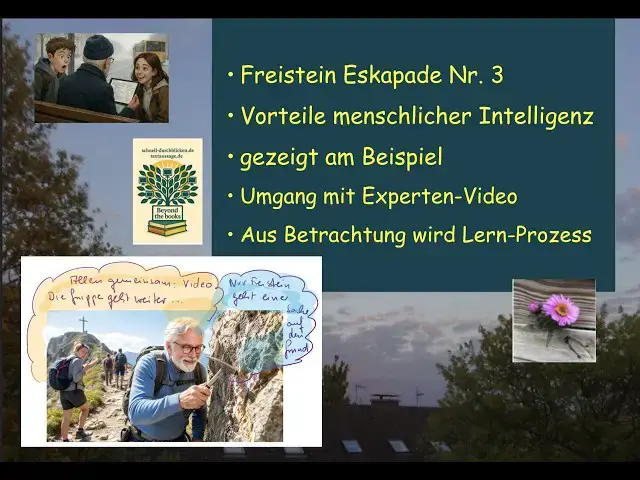 Video thumbnail for Besser als KI? Wir Menschen können es sein - Freistein zeigt es konkret am Beispiel und gibt Tipps