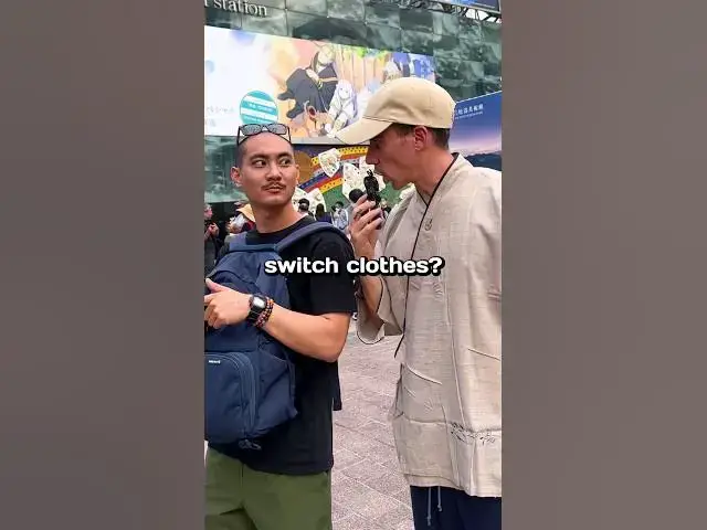 Video thumbnail for Switching Clothes With A Stranger