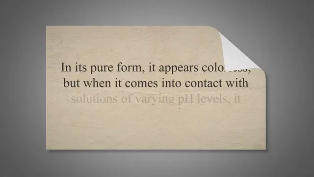 'Video thumbnail for Phenolphthalein Indicator Preparation, Properties, Formula'