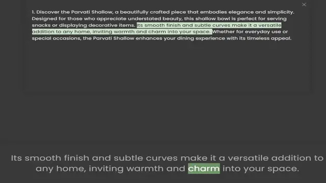 Video thumbnail for Designed for those who appreciate understated beauty, this shallow bowl is perfect for serving snacks or displaying decorative items. Its smooth finish and subtle curves make it a versatile addition to any home, inviting warmth and charm