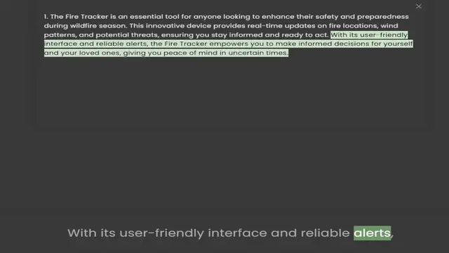 Video thumbnail for during wildfire season. This innovative device provides real-time updates on fire locations, wind patterns, and potential threats, ensuring you stay informed and ready to act. With its user-friendly interface and reliable alerts, the Fire