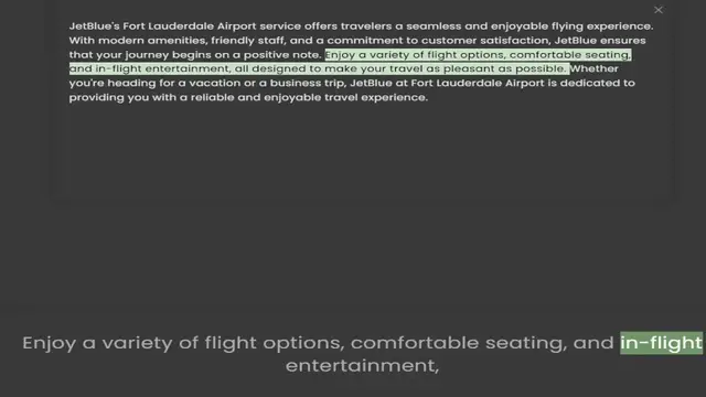 Video thumbnail for With modern amenities, friendly staff, and a commitment to customer satisfaction, JetBlue ensures that your journey begins on a positive note. Enjoy a variety of flight options, comfortable seating, and in-flight entertainment, all design