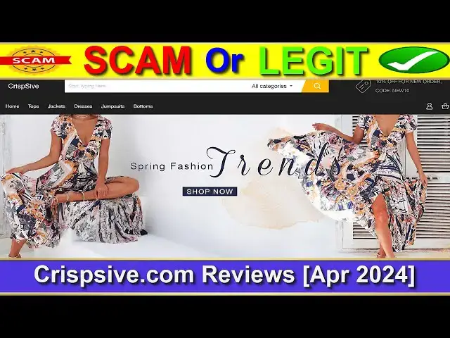 Video thumbnail for Crispsive Reviews (April 2024) - Is This A Legit E-Commerce Site? Find Out! | Product Review
