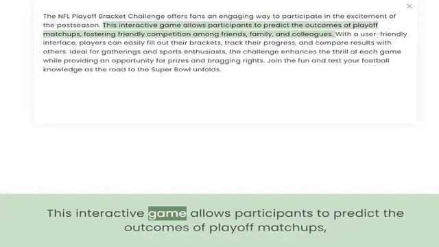 Video thumbnail for the postseason. This interactive game allows participants to predict the outcomes of playoff matchups, fostering friendly competition among friends, family, and colleagues. With a user-friendly interface, players can easily fill out their