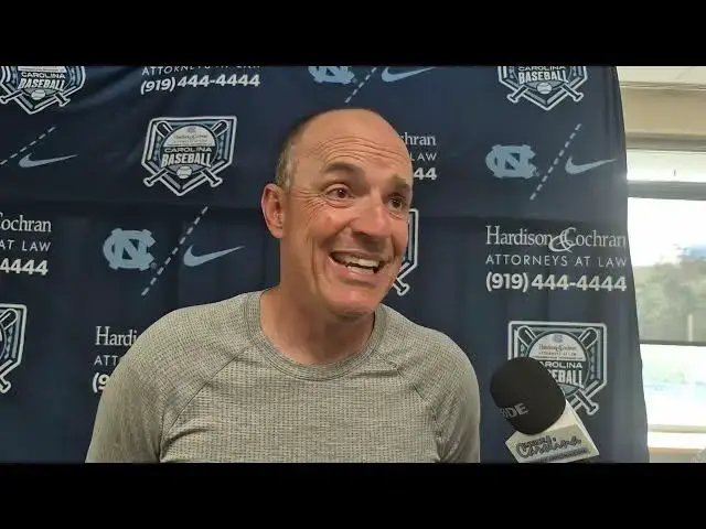 'Video thumbnail for #UNC coach Scott Forbes after Tar Heels lose series finale against Miami'