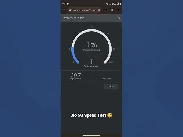 'Video thumbnail for JIO True 5G Speed Test Delhi*'