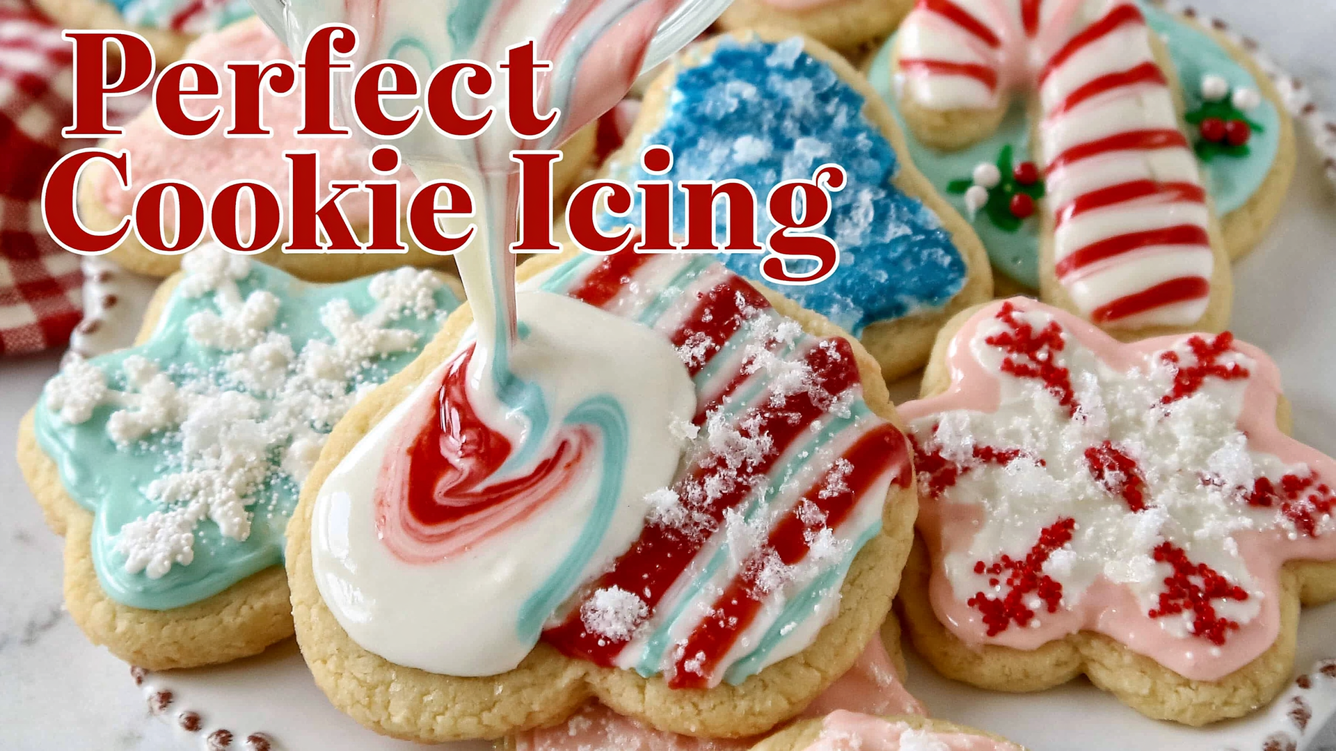Video thumbnail for Easy Sugar Cookie Icing Recipe for Decorating Cookies Perfectly