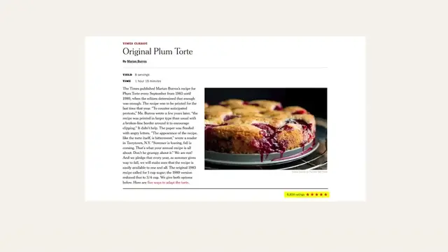'Video thumbnail for Plum Torte; The Original Viral Recipe¿ ¦ Vaughn Vreeland ¦ NYT Cooking (720p 24fps)'