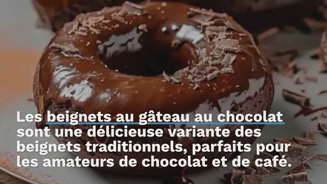 'Video thumbnail for Recette de Beignets Chocolat et Café'