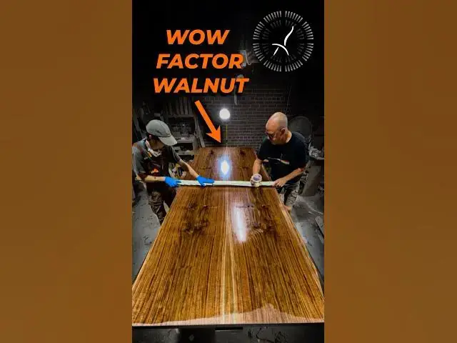 Video thumbnail for First Coat on Walnut – The Magic Moment Every Woodworker Loves