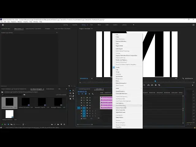 'Video thumbnail for Animated Logo Tutorial for Premiere Pro - Basic Logo Animation Techniques'