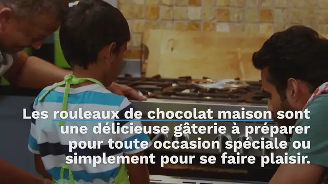 'Video thumbnail for Rouleaux de Chocolat Maison'