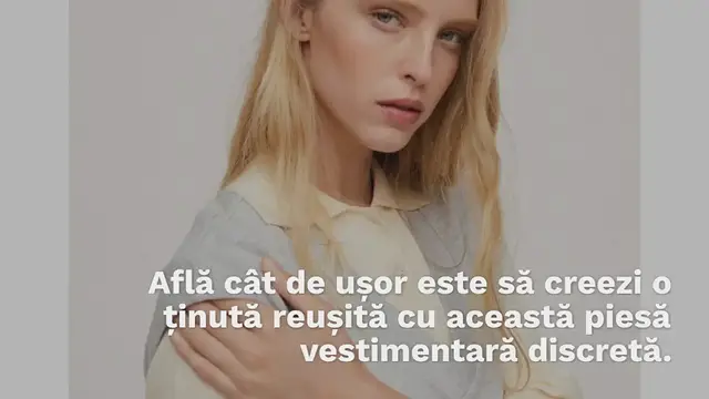 Video thumbnail for Vesta tricotată – un accesoriu la modă nu numai alături de cămăși