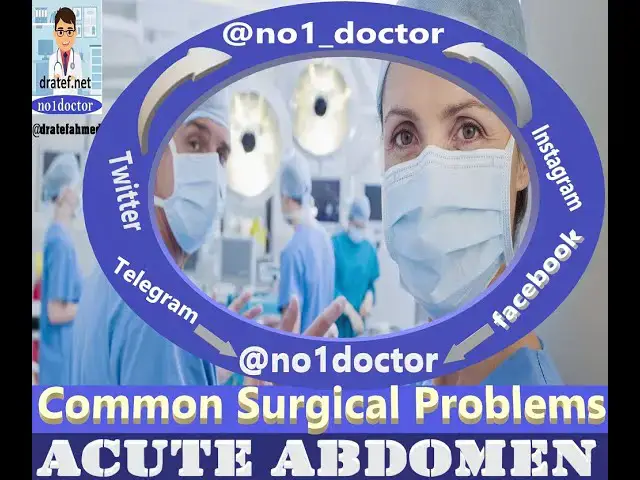 Video thumbnail for Acute Abdomen /Surgical Problems/Management of Abdominal Pain /No1doctor /dratef /Mrcs /Frcs/Usmle