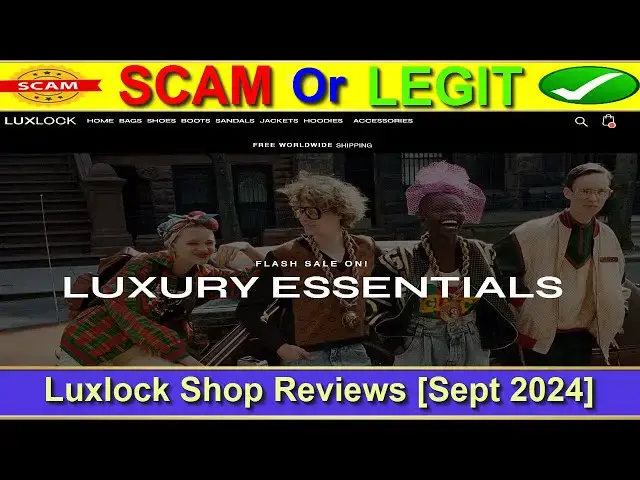 Video thumbnail for Luxlock Shop Reviews (Sept 2024) - Is Luxlock A Scam Or Legit Site? Find Out! | Product Review