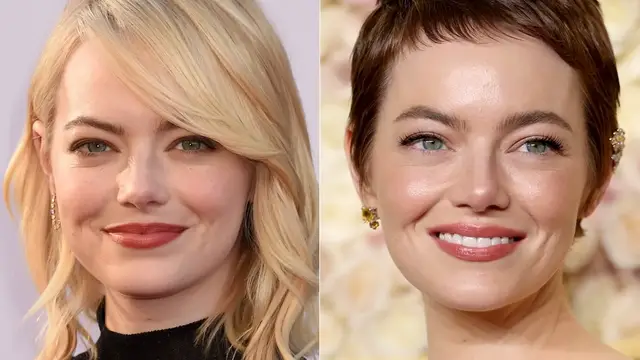 Video thumbnail for We Can't Look Away From Emma Stone's Daring Hair Transformation