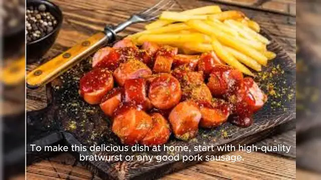 Video thumbnail for Currywurst Recipe