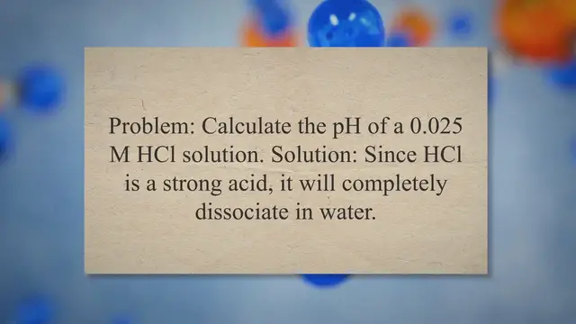Video thumbnail for Sample problems acid-base solution
