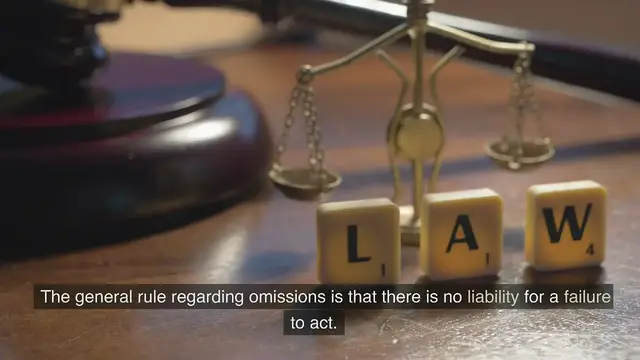 Video thumbnail for Liability for omission