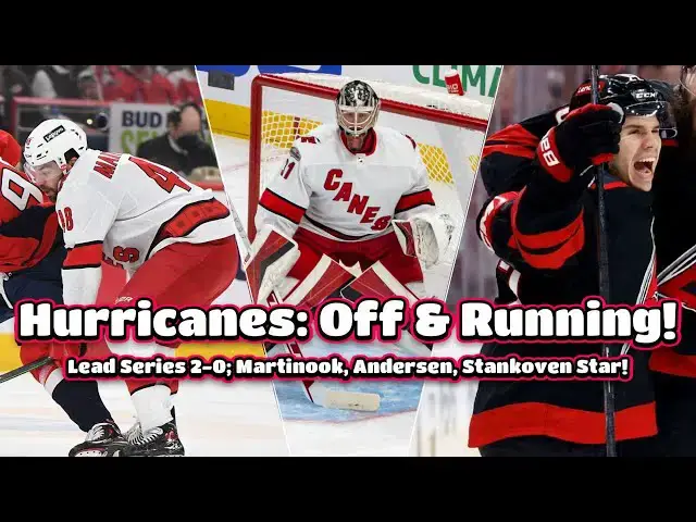 'Video thumbnail for Hurricanes Dominate with an Exciting 2-0 Advantage Against the Devils!'