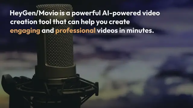 Video thumbnail for HeyGen/Movio: Create engaging videos 10X faster with AI
