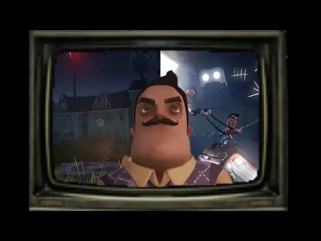 'Video thumbnail for Hello Neighbor Curse Retold - Normal and Escape Mode + All Tapes and Game Over Cutscenes'