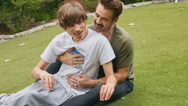 Video thumbnail for Colin Farrell's Fatherhood Journey