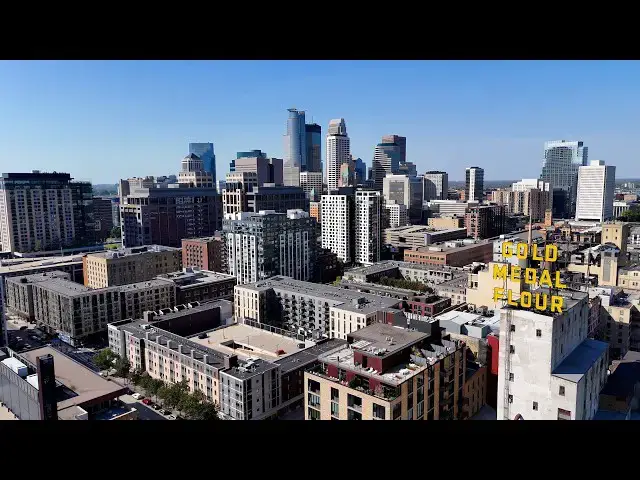 'Video thumbnail for DJI Mini 4 Pro Minneapolis Drone Footage'