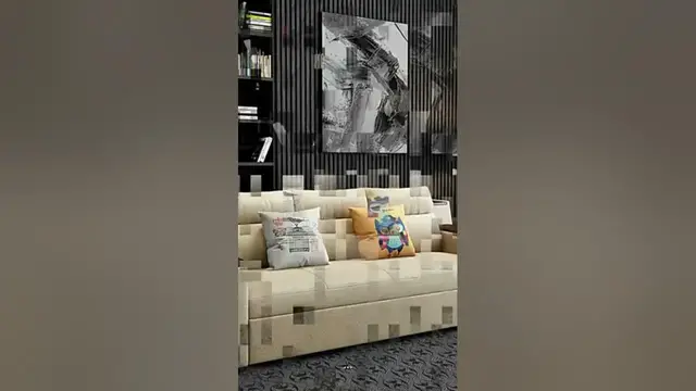 Video thumbnail for Storage Sofa cum Bed | Space Saving Furniture #shorts