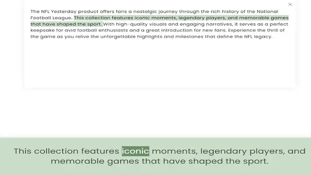 Video thumbnail for Football League. This collection features iconic moments, legendary players, and memorable games that have shaped the sport. With high-quality visuals and engaging narratives, it serves as a perfect keepsake for avid football enthusiasts