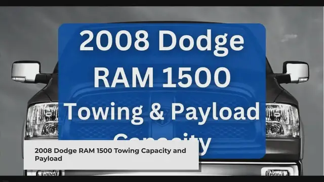 Video thumbnail for 2008 Dodge RAM 1500 Towing Capacity & Payload (Charts)