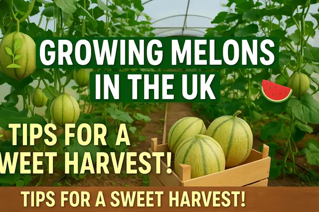 'Video thumbnail for 🌱 Growing Melons in the UK – Tips for a Sweet Harvest! 🍉'