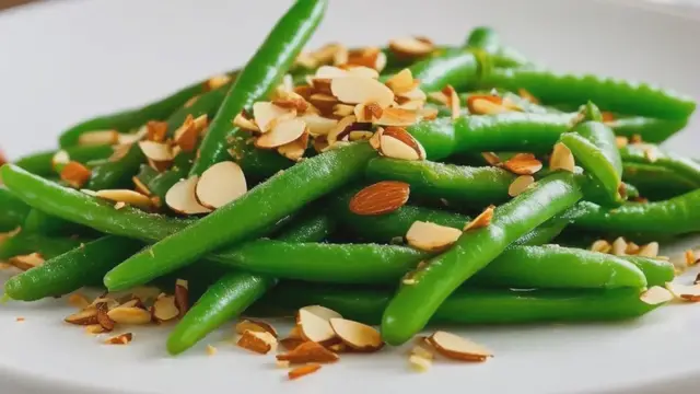 'Video thumbnail for Green Beans Almondine_ Simple Elegance in a Side Dish'
