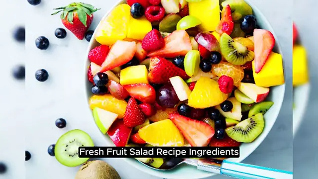 Video thumbnail for Refreshing Fruit Salad Recipe