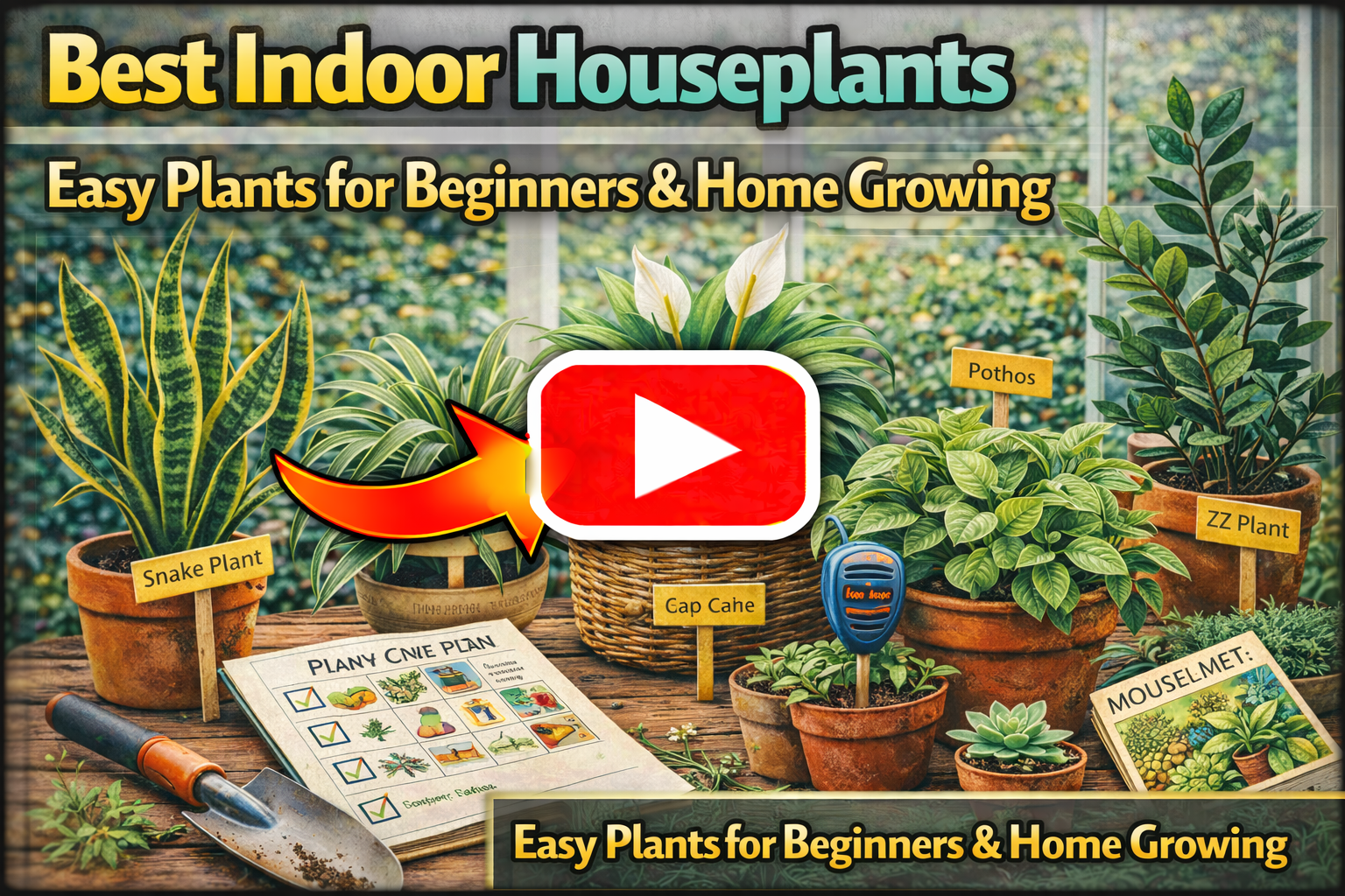 Video thumbnail for Best Indoor Houseplants | Easy Plants for Beginners & Home Growing